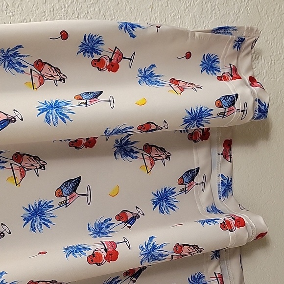 Tropical Bros Polo Shirt - White - XL - Picture 11 of 16